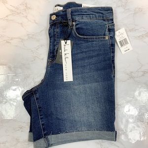 Nicole Miller High Rise Jean Shorts Soho Size 8